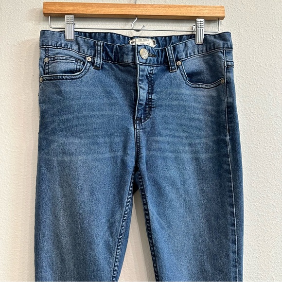 Free People Womens Busted Knee Skinny Jeans Distressed High Waist Size 28 - Picture 12 of 13